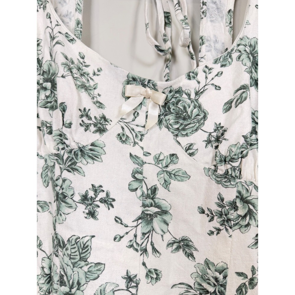 Kentucky Derby Womens Dress XL Floral Romantic‎ Cottagecore Fit & Flare Sundress - Picture 3 of 9